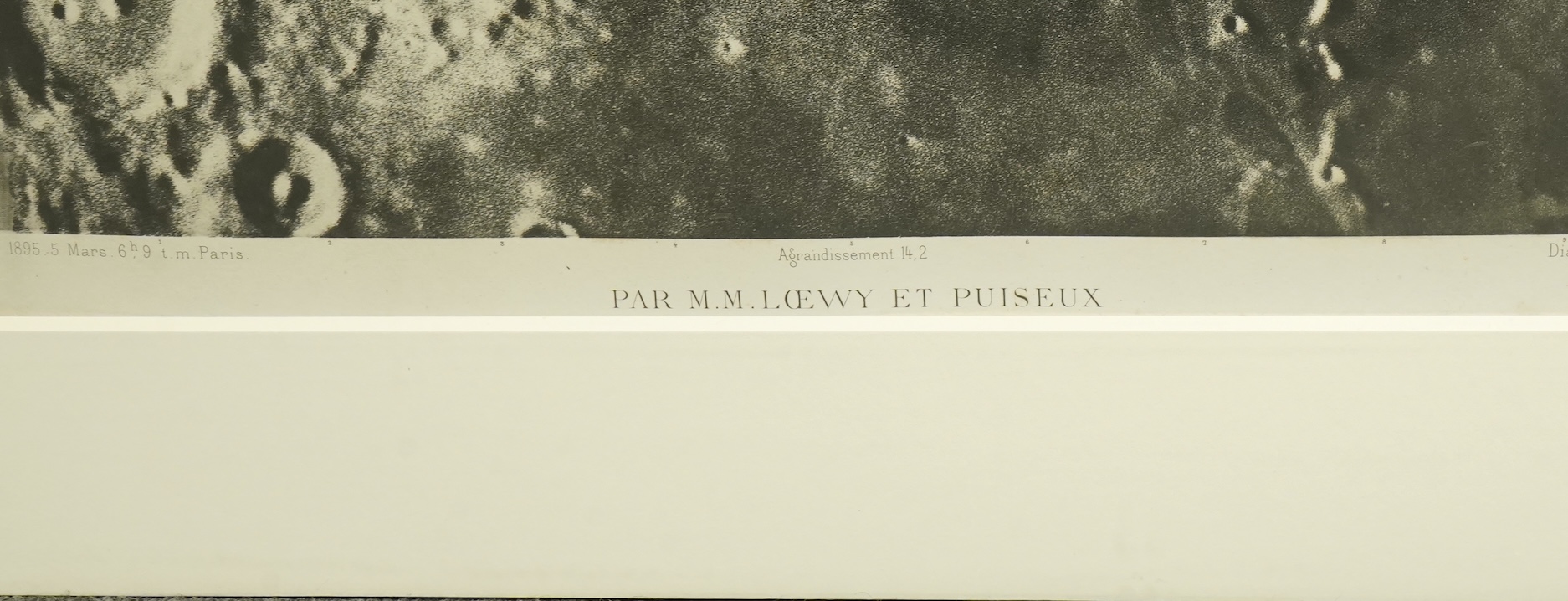 Maurice Loewy (1833-1907) Pierre-Henri Puiseux (1855-1928), Photographie Lunaire, héliogravure, (4), visible sheet 64 x 54cm